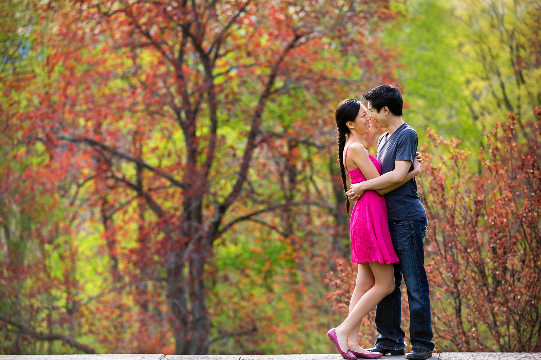Skylands NJ Botanical Gardens Engagement Session Danette Pascarella Photography-1