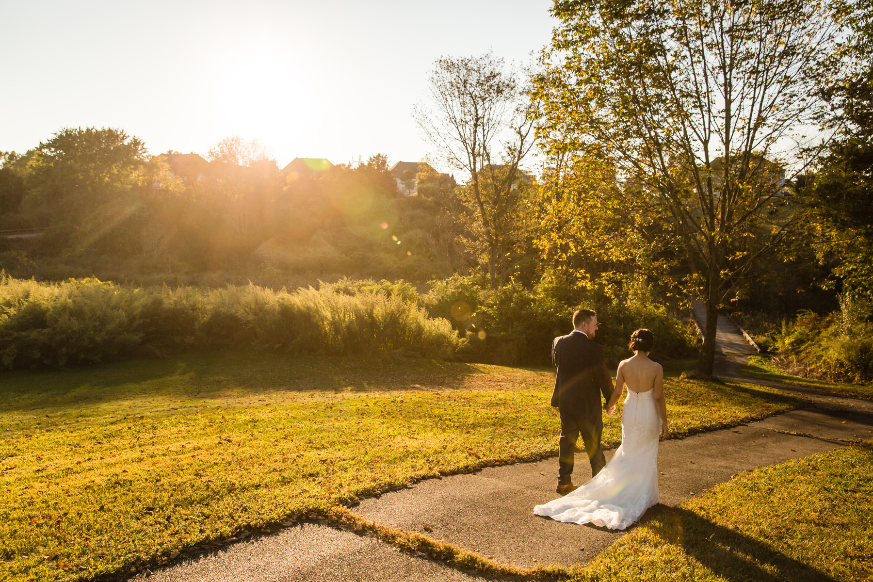 sunset at Bear Brook Valley