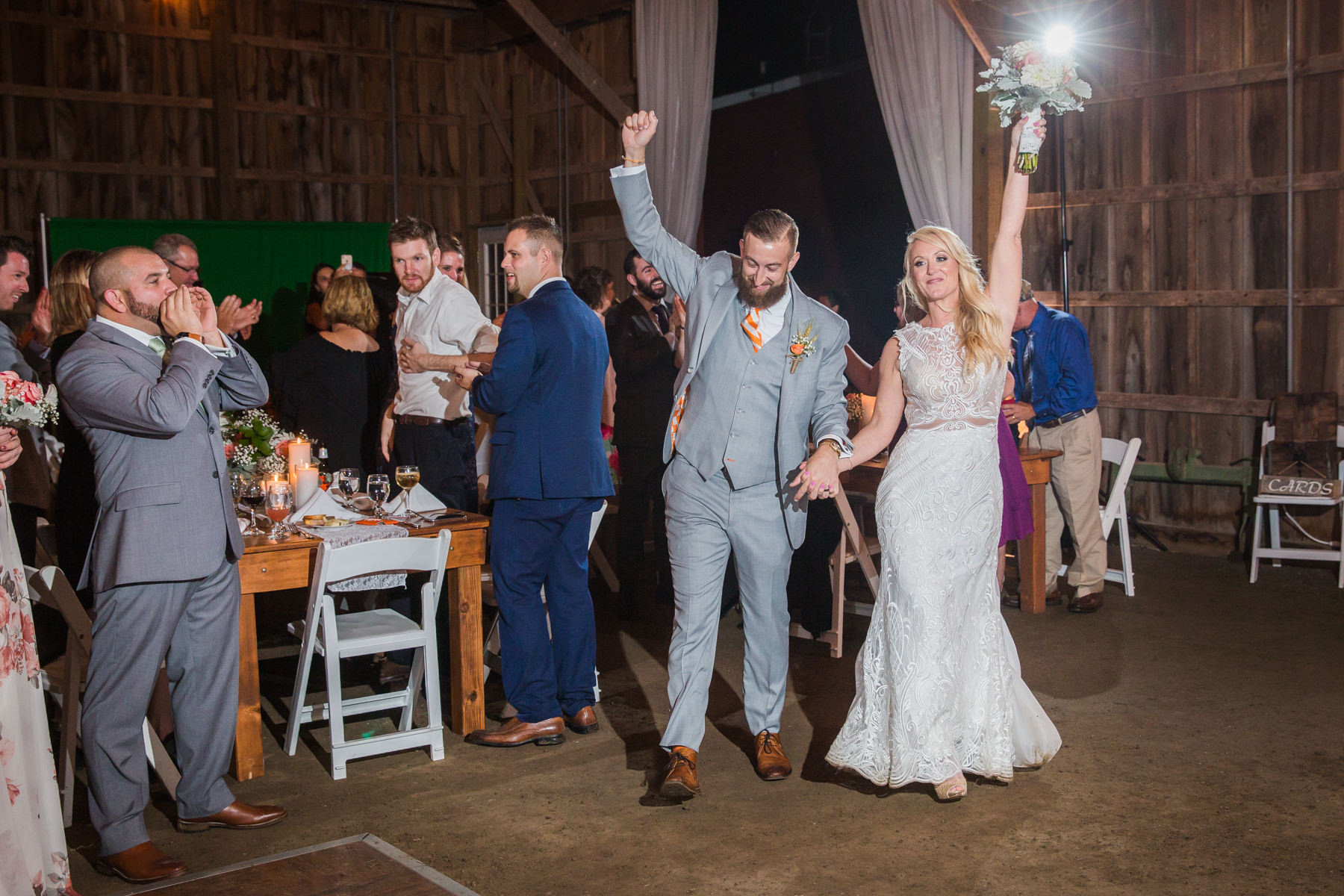 Hunterdon County barn wedding reception