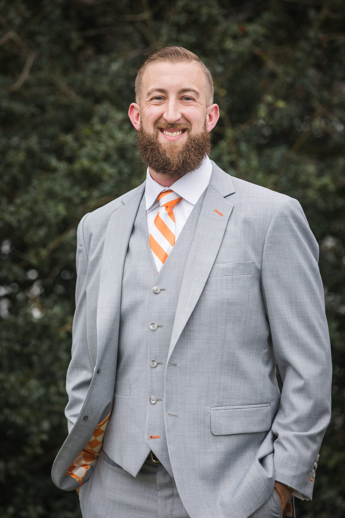 Groom portrait at Stone Rows Farm Wedding, Stockton, NJ