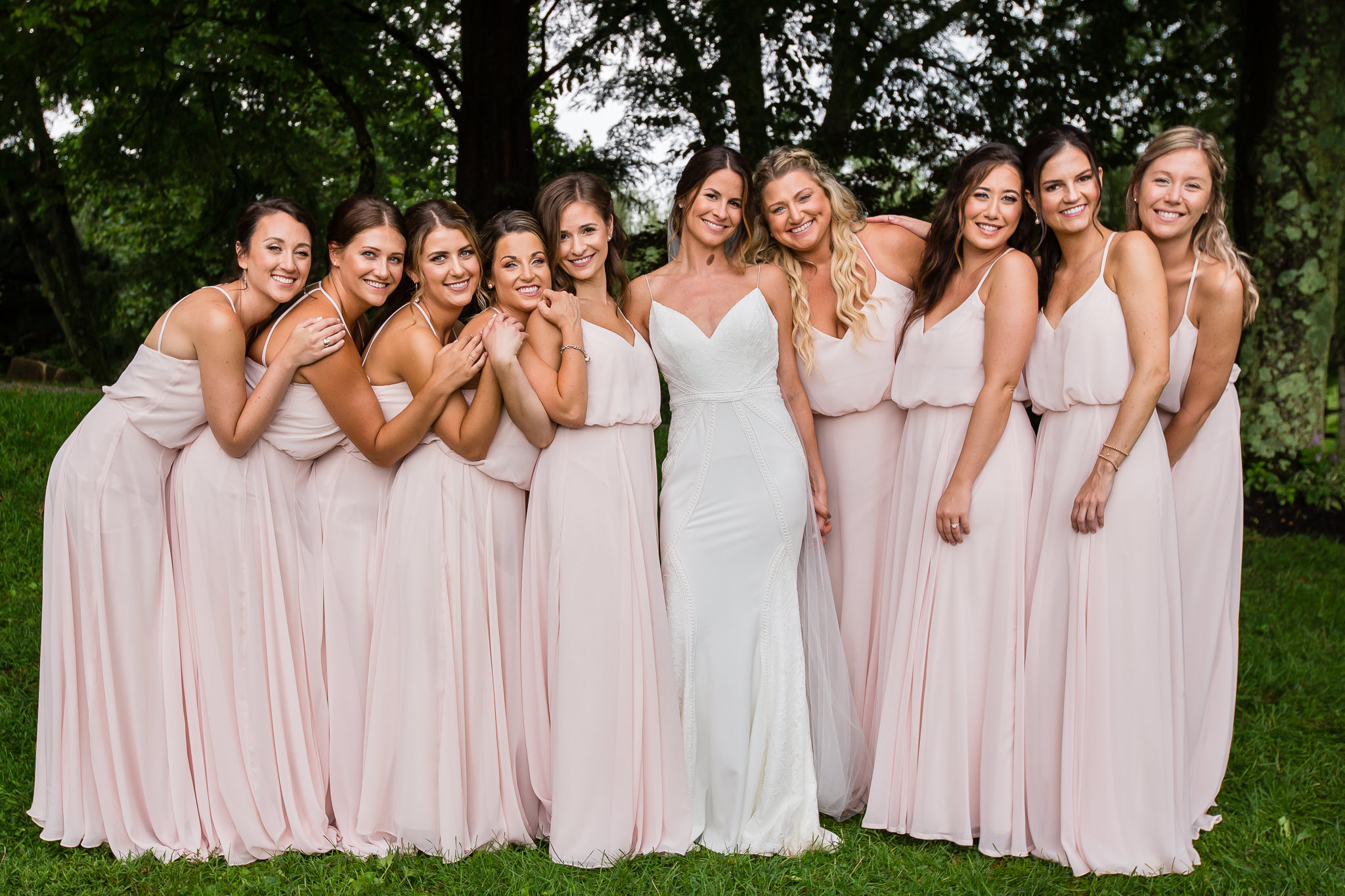 Bridesmaids at Crossed Keys Estate