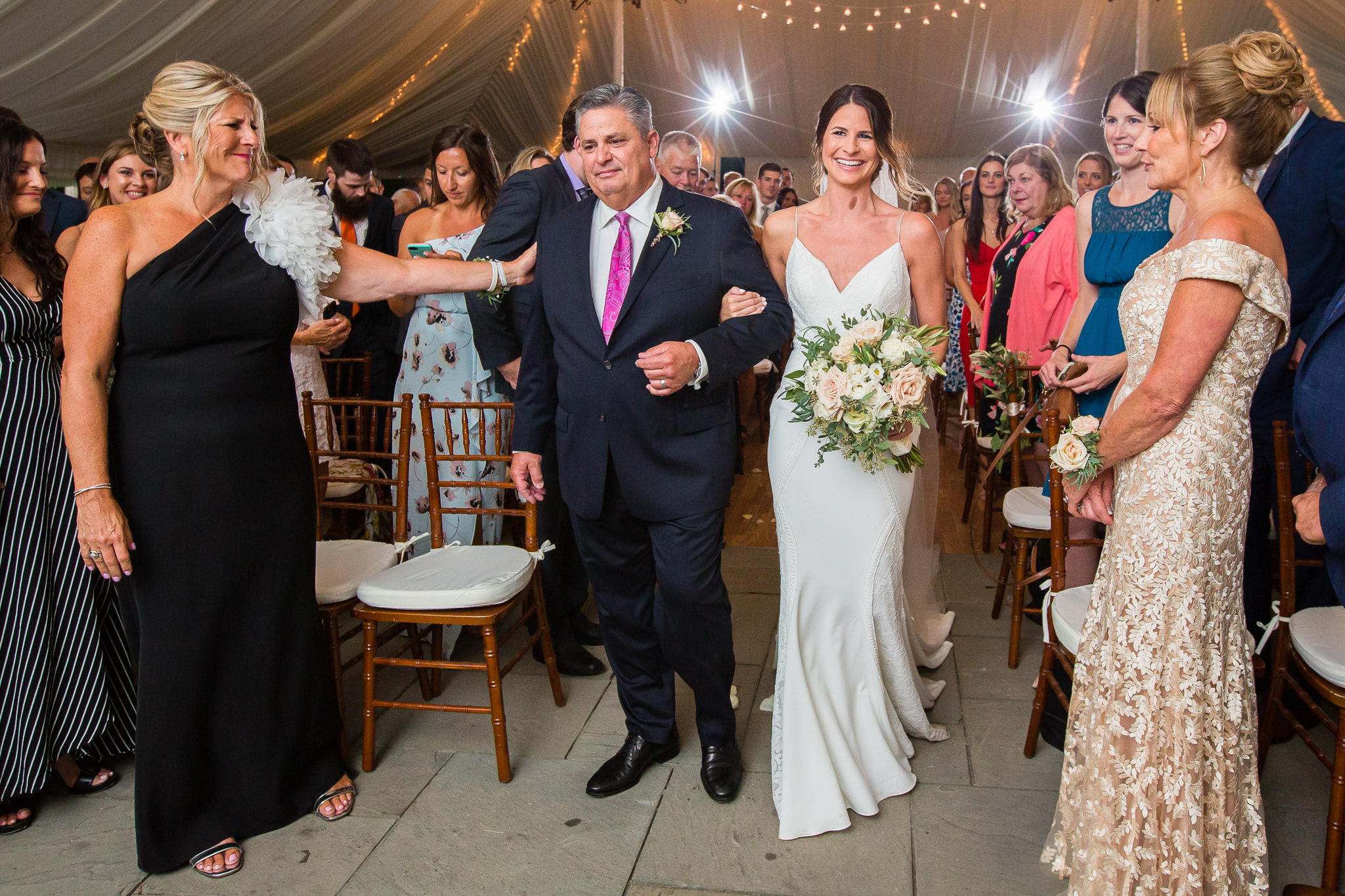 Emotional father of bride