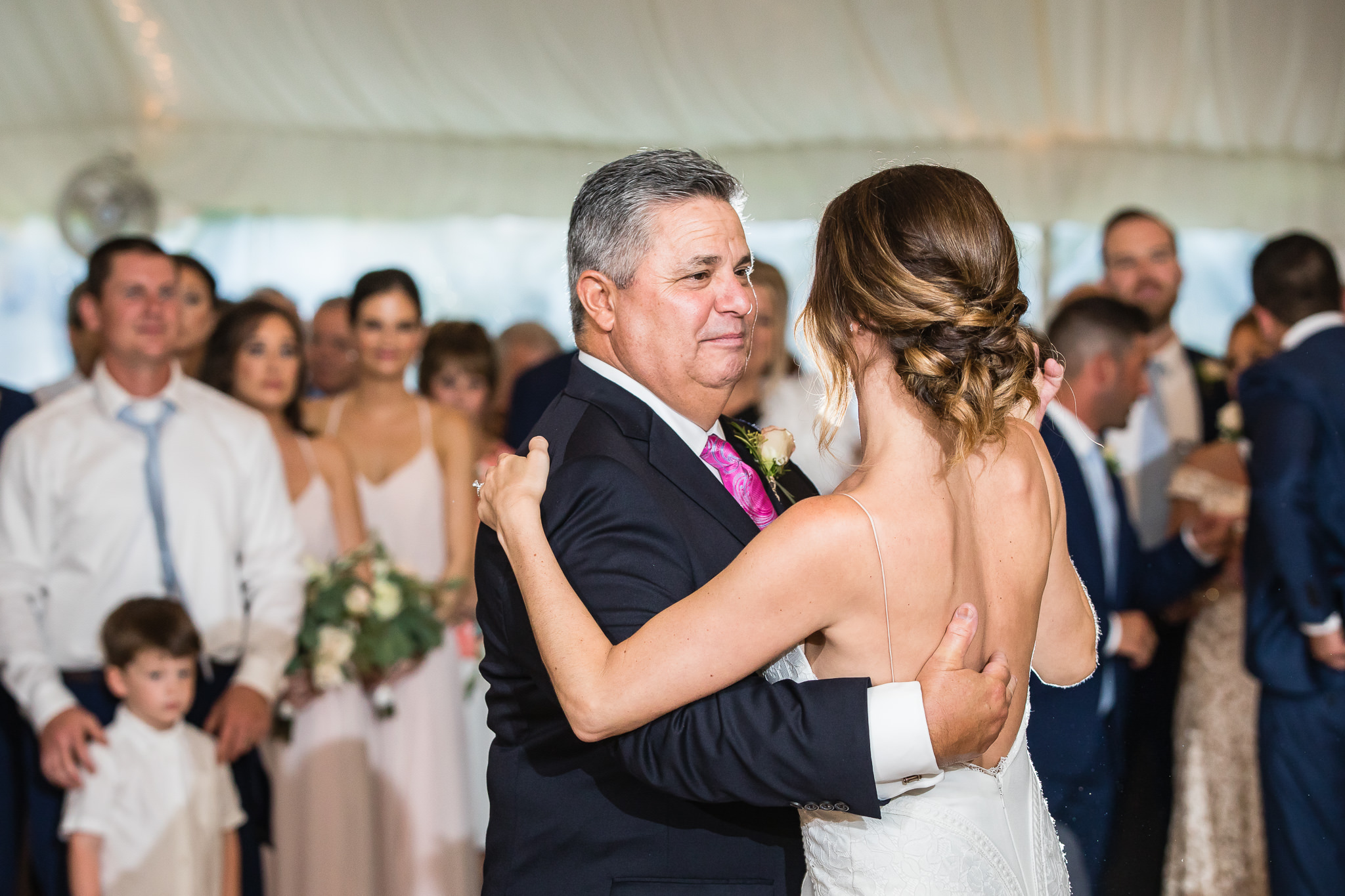father daughter dance at Crossed Keys Estate