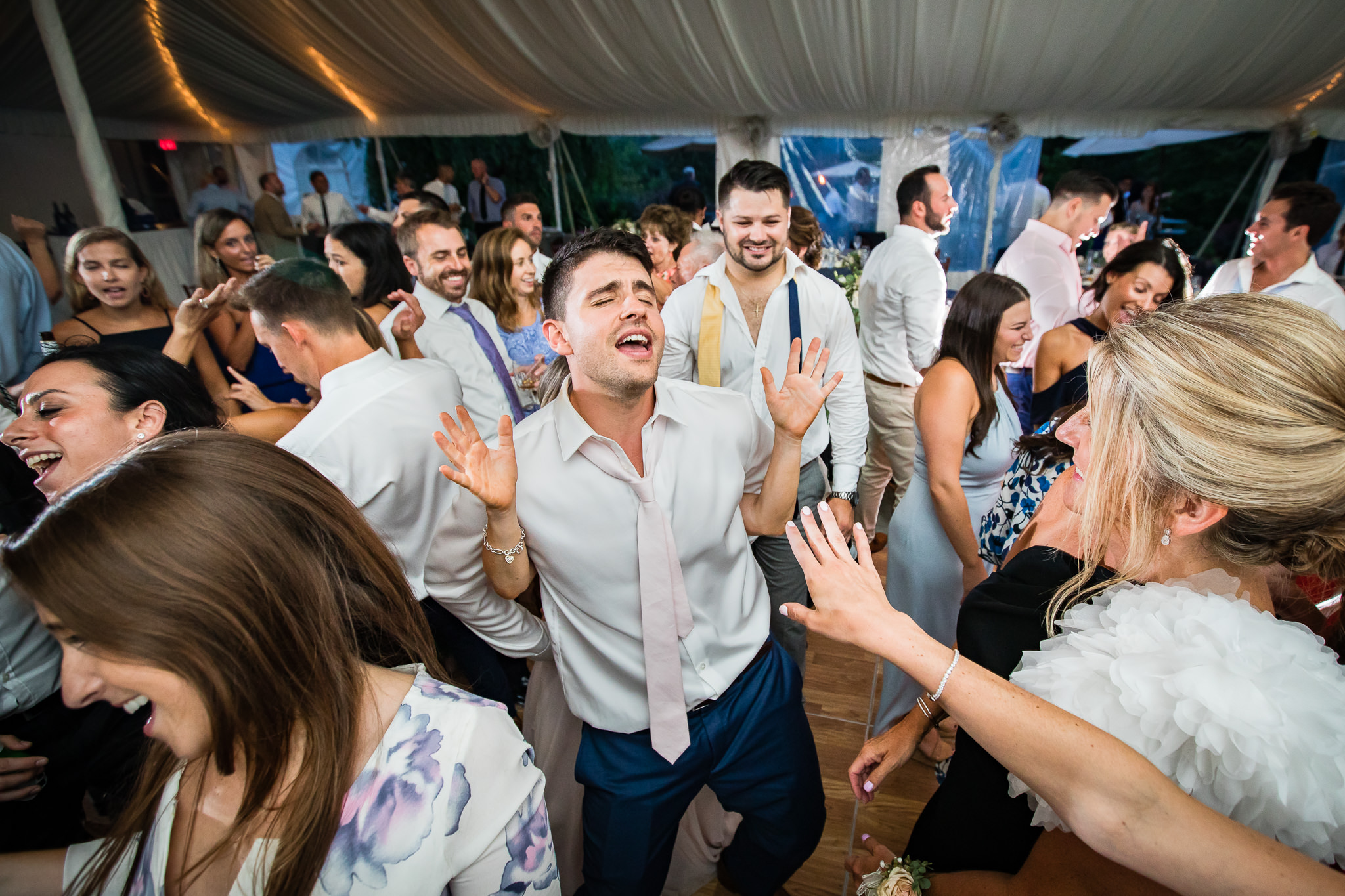 wedding reception at Crossed Keys Estate