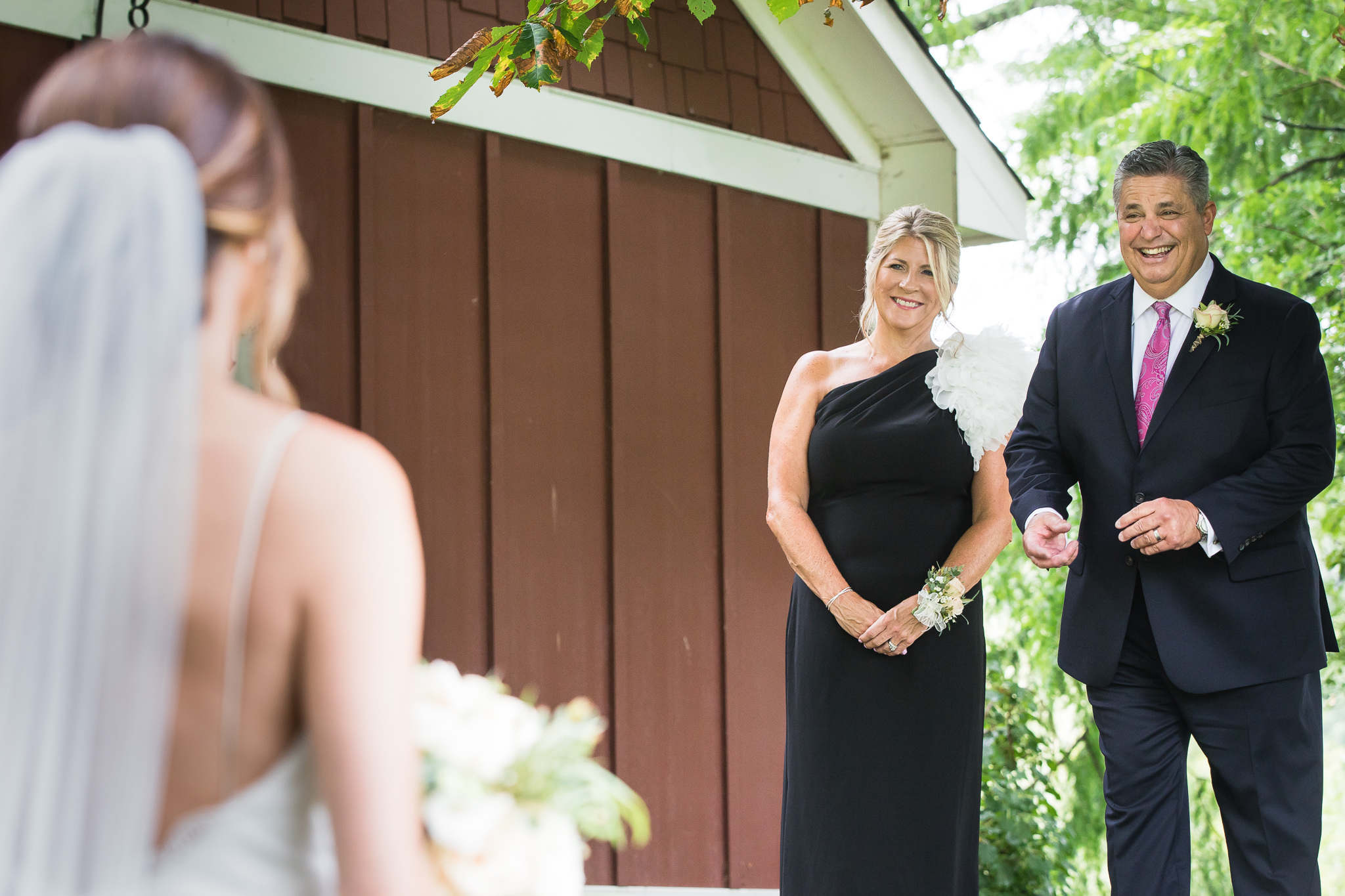 First look with dad at Crossed Keys Estate