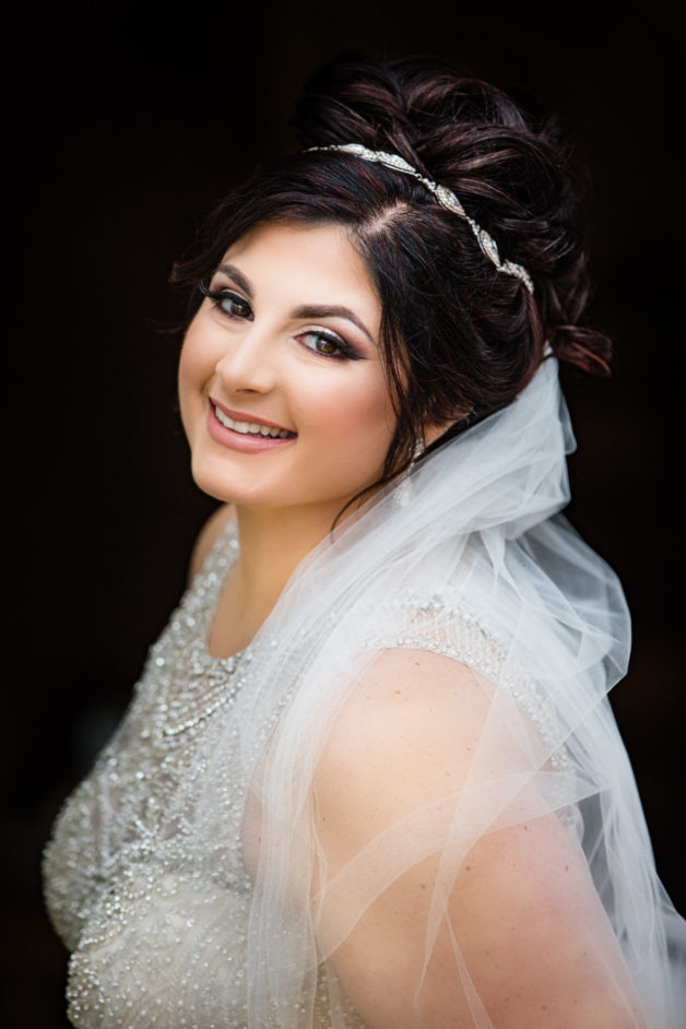 beautiful bride portrait at Park Savoy Florham Park NJ