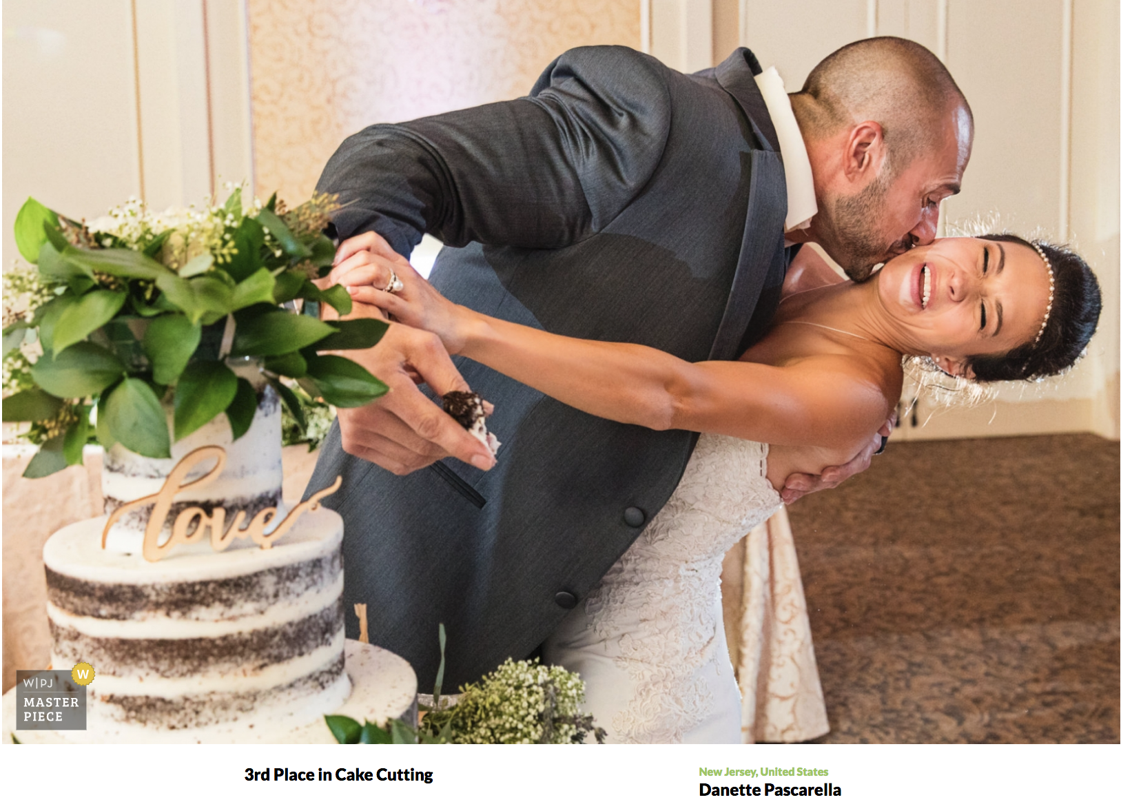 fun cake cutting at Grand Colonial